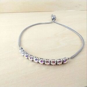 Crystal & Stainless Steel Bracelet
